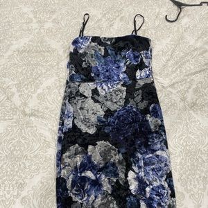 Velvet midi dress from fashion nova